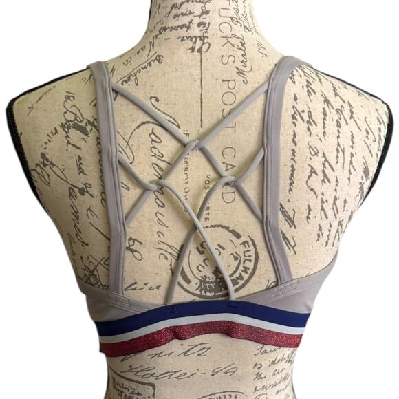 Nike Gray Indy Icon Clash Dri Fit Gym Sports Bra Size Large - Picture 4 of 4